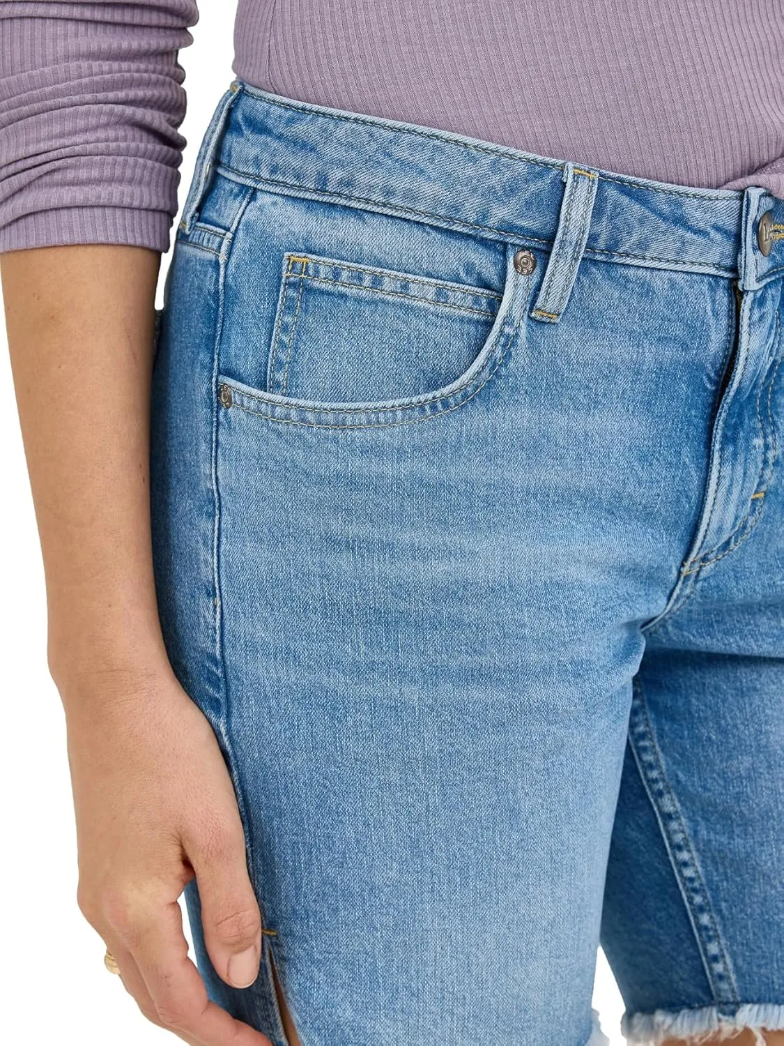 Lee Women's Legendary 7" Side Slit Denim Short