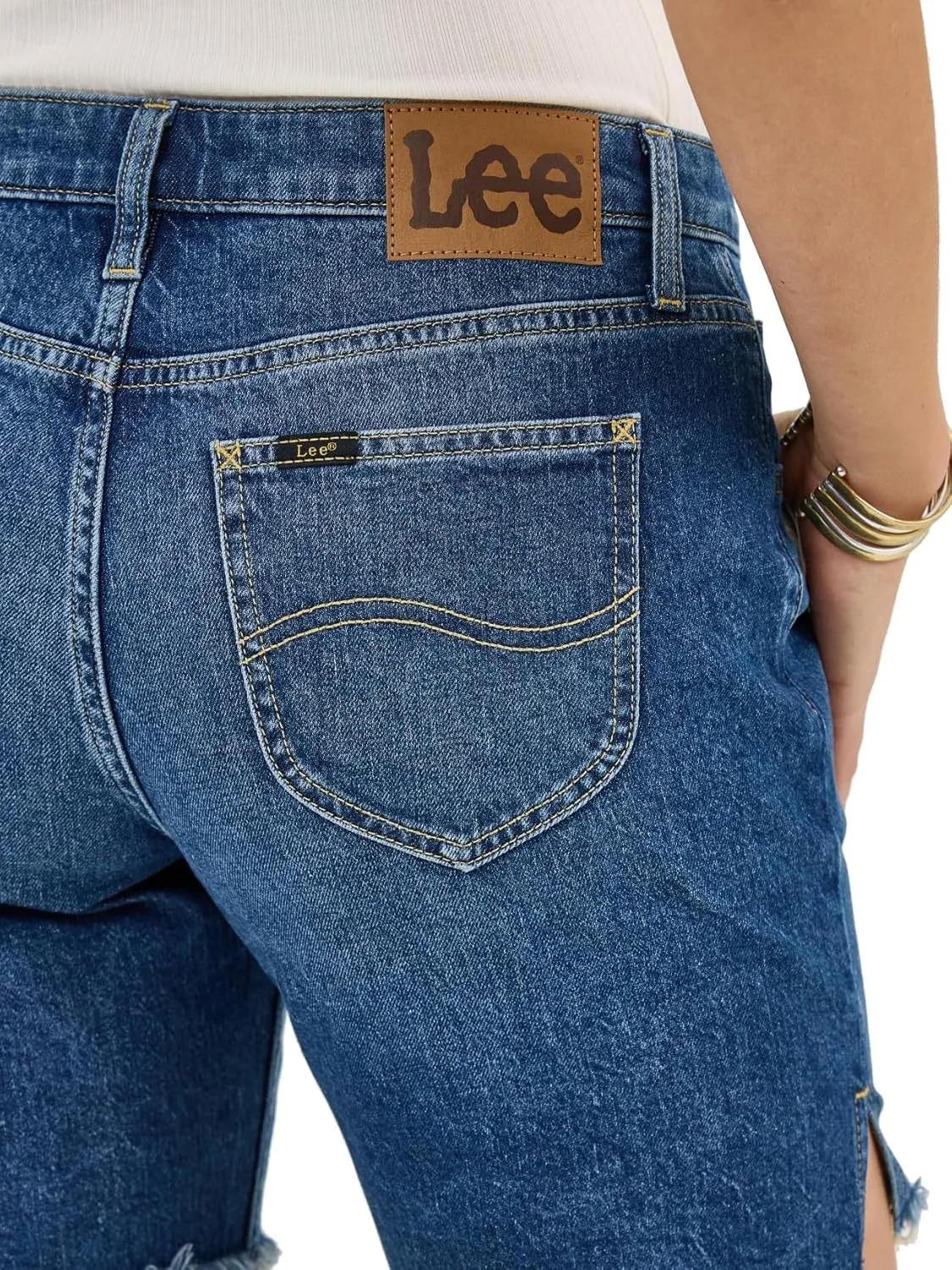 Lee Women's Legendary 7" Side Slit Denim Short