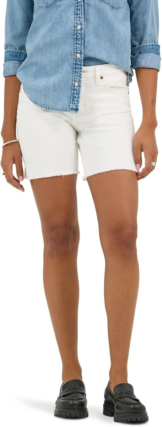 Lee Women's Legendary 7" Side Slit Denim Short
