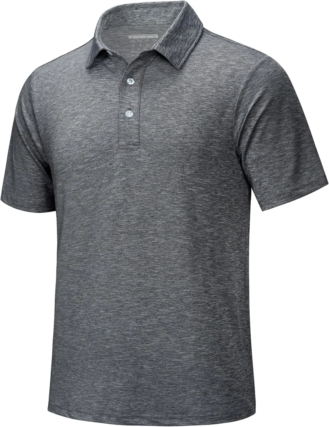 MAGCOMSEN Men's Short-Sleeve Polo,Golf Shirts for Men 3-Button Moisture Wicking,Athletic Outdoor Collared T-Shirt