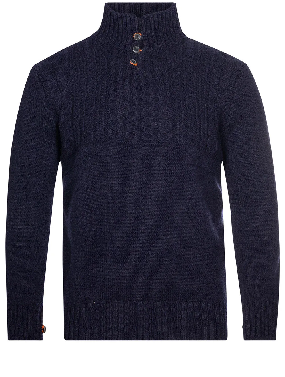 Mairtin Beag Button Up Knit Nocturne