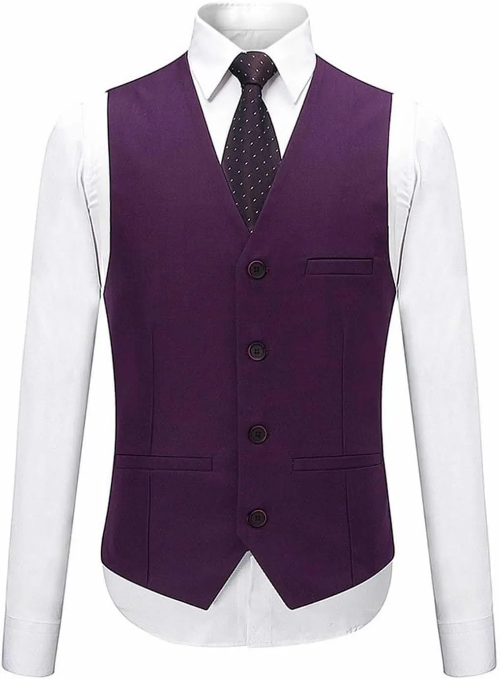 Mens 3 Piece Suit Dress Big and Tall Suit Slim Fit Balzer Jacket & Vest & Pants Set for Wedding Formal Prom Business
