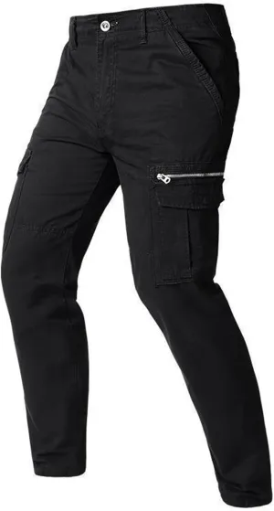 Men's Cargo Sweatpants Men's Drawstring Workwear Solid Colour Trousers Men's Casual Sports Slim Fit Pantalones Tacticos