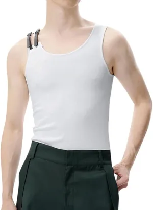 Men's Casual Sleeveless Tank Top Gym Workout Undershirt Summer Beach Workout Muscle Fit Shirts