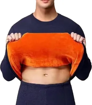 Men's Thermal Underwear Set Men's Thermal Underwear Set Lined Long Thermal Fleece Lined Base Layer Set for Cold