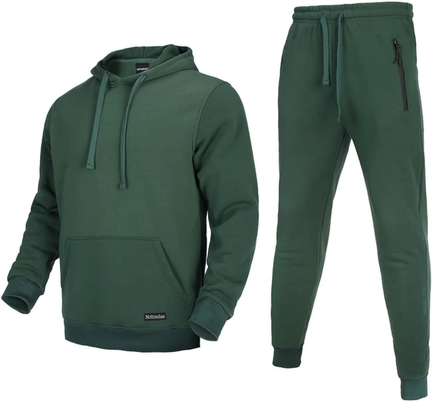 Men's Tracksuit 2 Piece Sweatsuit Set Long Sleeve Pullover Athletic Suit Casual Sport Jogging Suits With Pockets