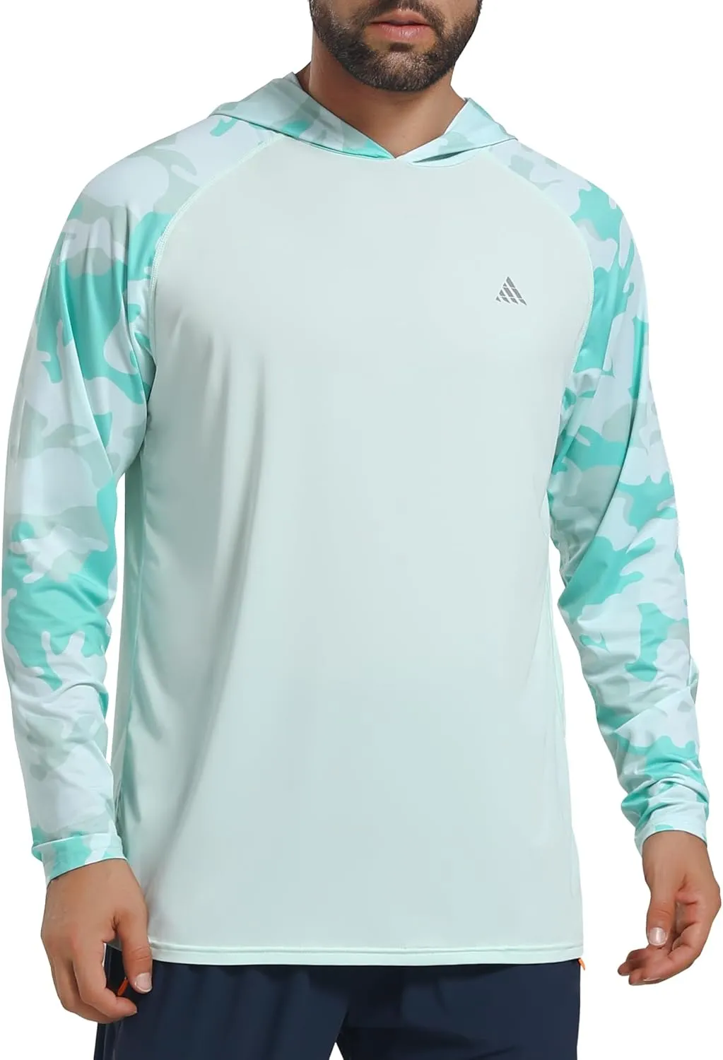Men's UPF 50  Sun Protection Hoodie Shirts Long Sleeve Rash Guard Fishing Hiking SPF UV Shirt Quick Dry