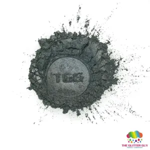 Metallic Series Mica Powder - Silver Grey