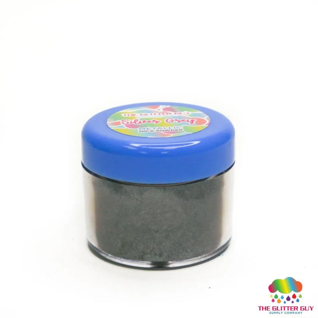 Metallic Series Mica Powder - Silver Grey