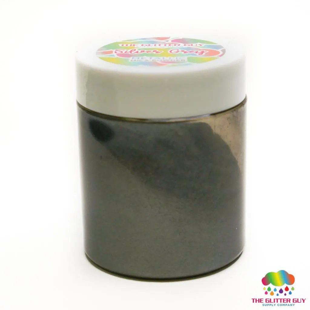 Metallic Series Mica Powder - Silver Grey