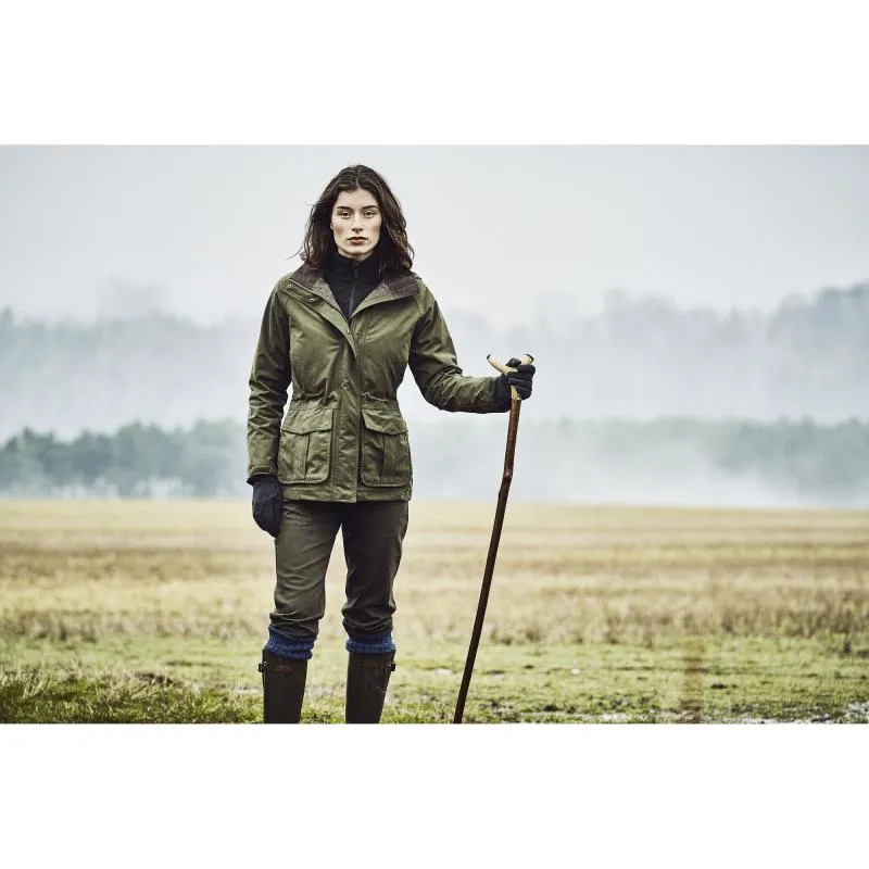 Musto Burnham BR1 Waterproof Ladies Jacket - Dark Moss