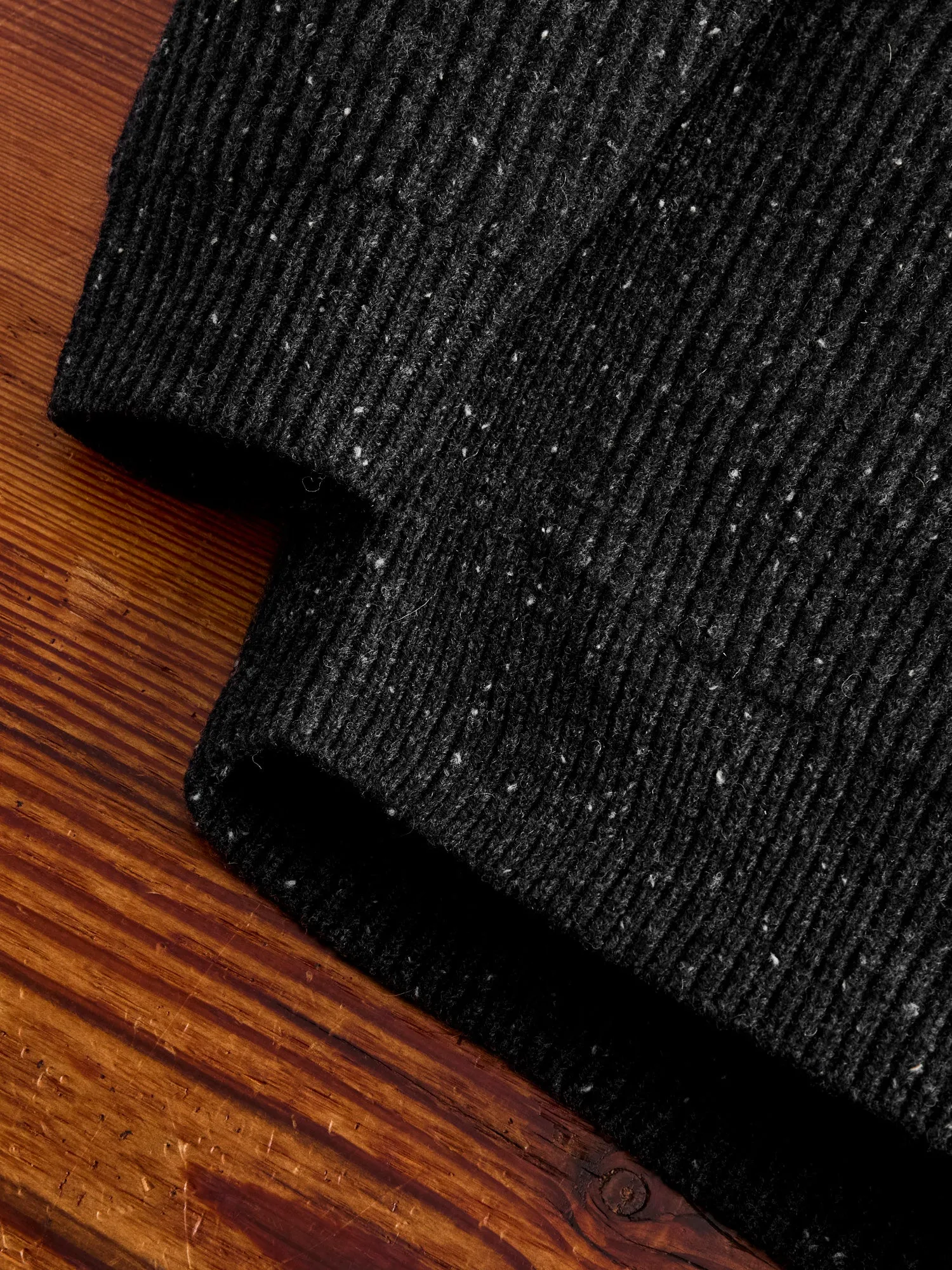 Nep Merino Kenny Crewneck in Black