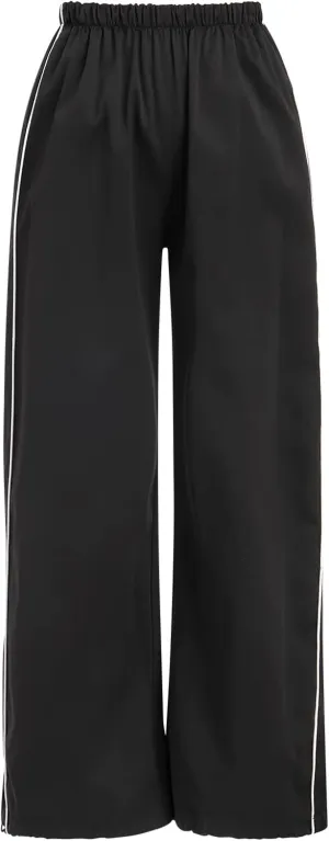 ODASDO Women Drawstring Baggy Jogger Sweatpants with Pockets Elastic Waist Casual Loose Track Pants Yoga Punk Hip Hop Pants