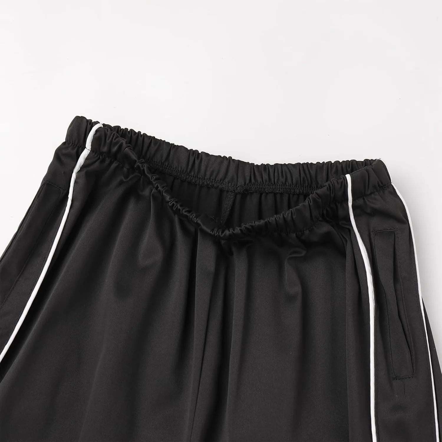 ODASDO Women Drawstring Baggy Jogger Sweatpants with Pockets Elastic Waist Casual Loose Track Pants Yoga Punk Hip Hop Pants
