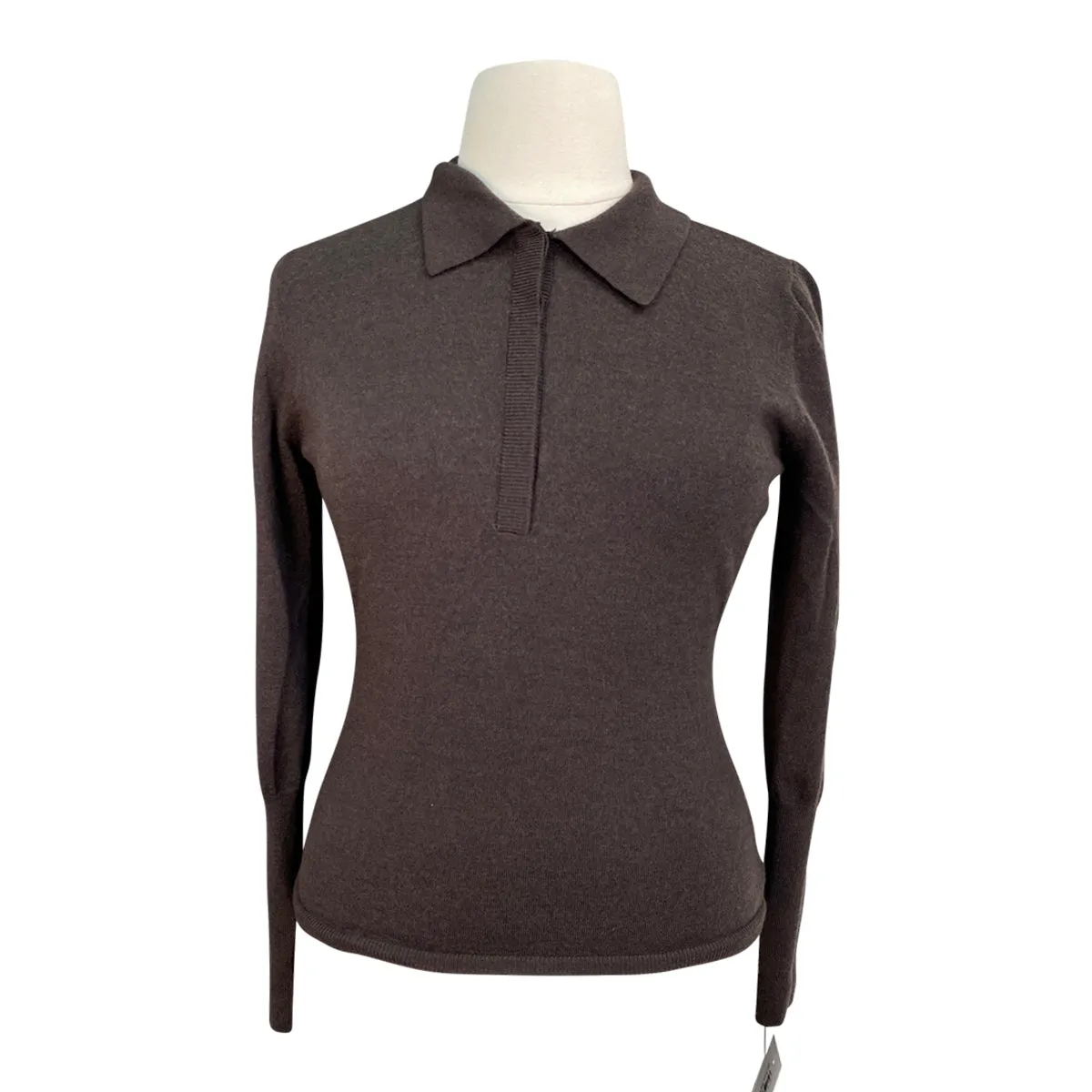 PS of Sweden 'Haley' Fine Knit Sweater in Coffee - Women's XL