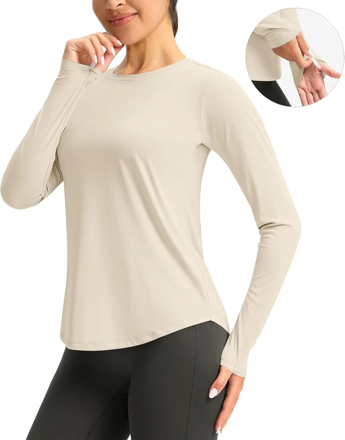 Rash Guard for Women UPF 50  Sun Protection Fishing Shirt Outdoor Quick Dry Lightweight UV Long Sleeve Hiking Shirts