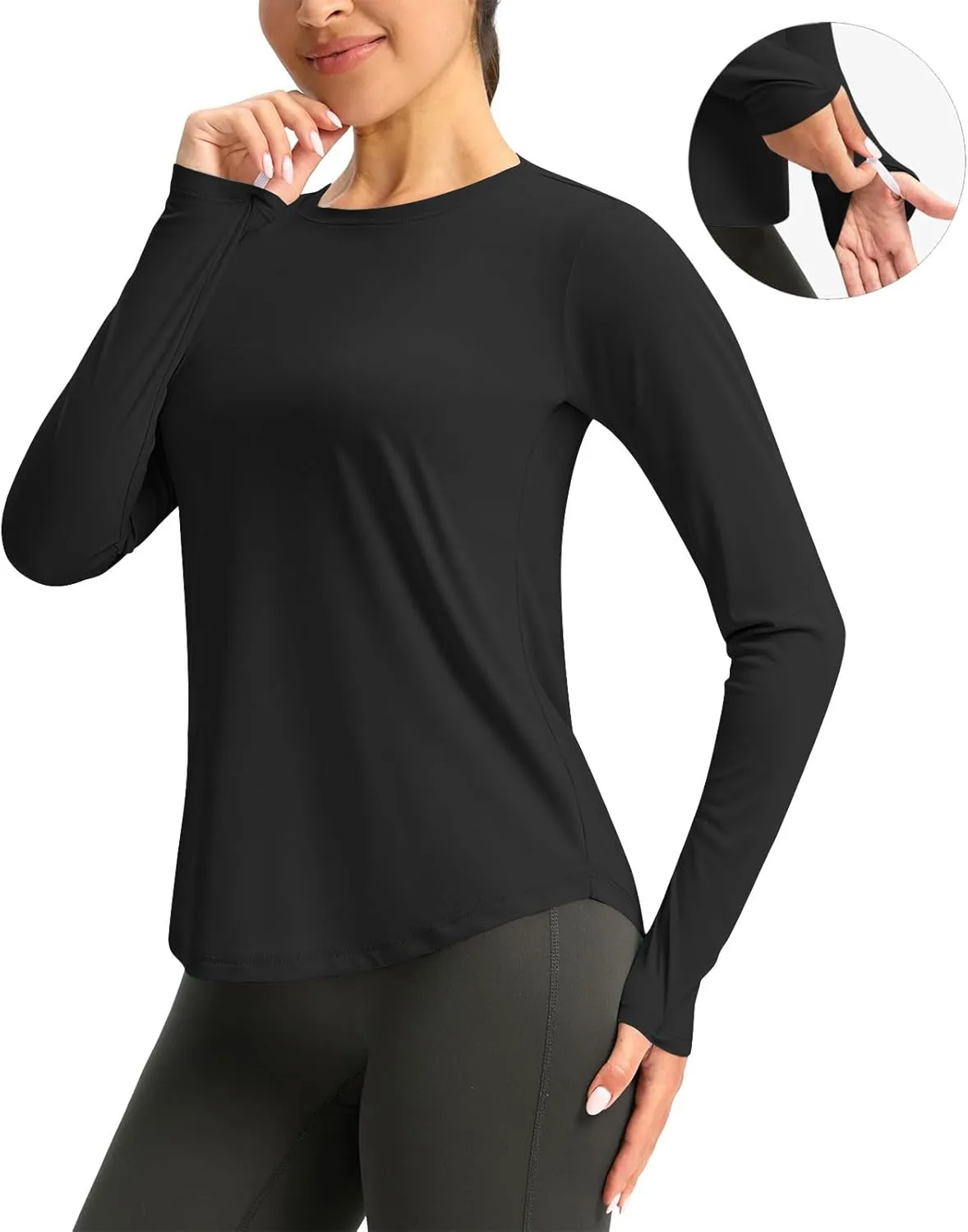 Rash Guard for Women UPF 50  Sun Protection Fishing Shirt Outdoor Quick Dry Lightweight UV Long Sleeve Hiking Shirts
