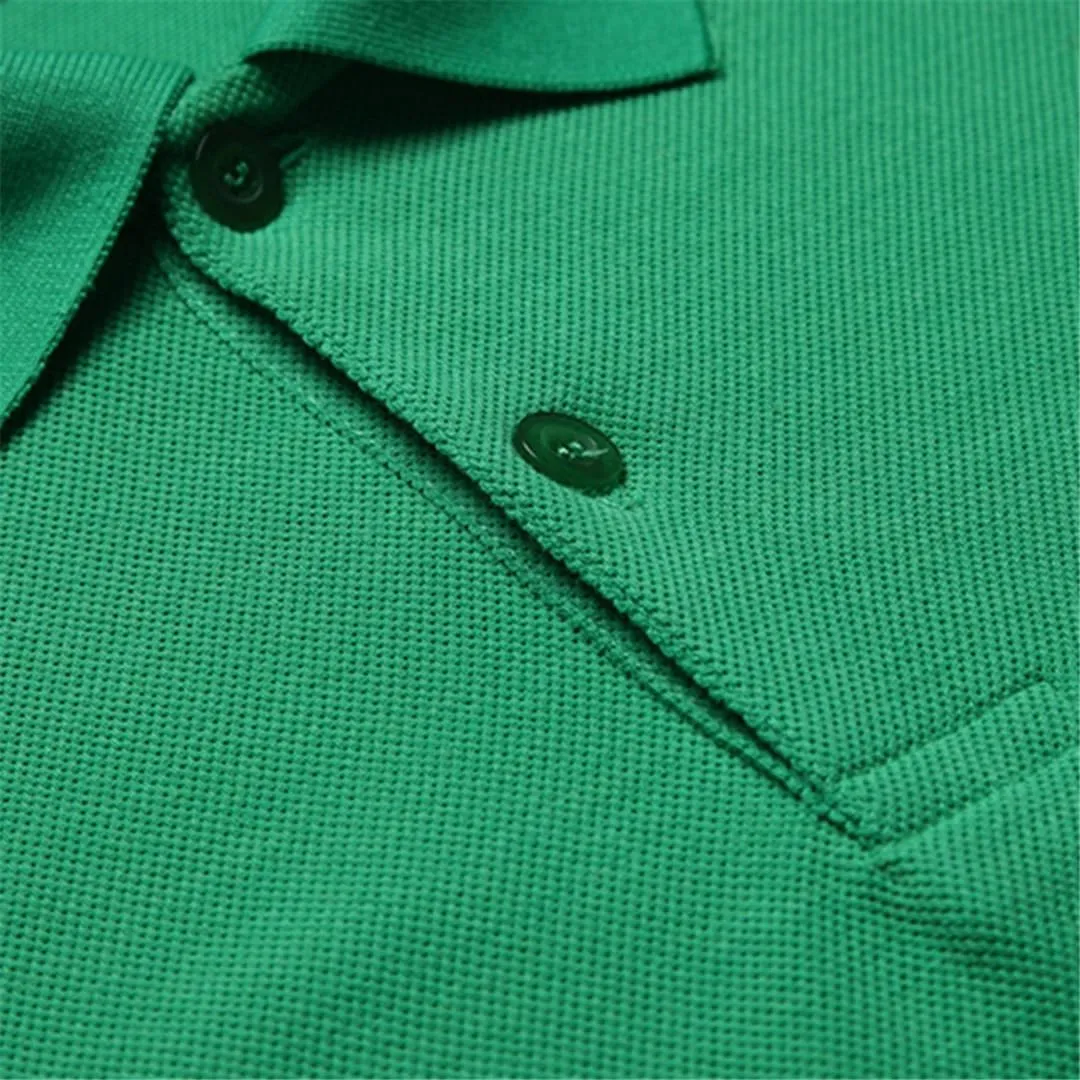 Rfmfkkg Mens Poloshirt Long Sleeves Shirt Casual T-Shirt Button Quick Dry Sports Shirts