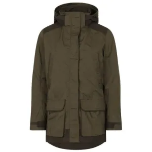 Seeland Key-Point Kora Ladies SEETEX Waterproof Jacket - Pine Green/Grizzly Brown