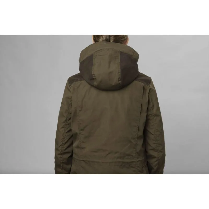 Seeland Key-Point Kora Ladies SEETEX Waterproof Jacket - Pine Green/Grizzly Brown