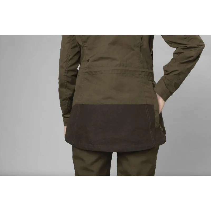 Seeland Key-Point Kora Ladies SEETEX Waterproof Jacket - Pine Green/Grizzly Brown
