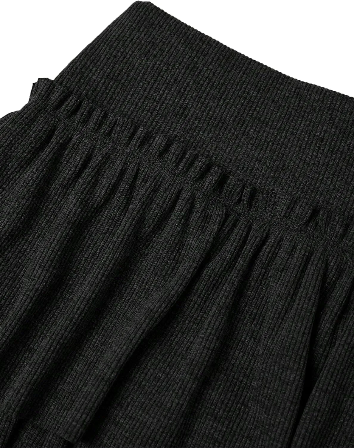 SOFIA'S CHOICE Women's Ruffle Layered Mini Skirt A Line Flowy Tiered Skort Skirts