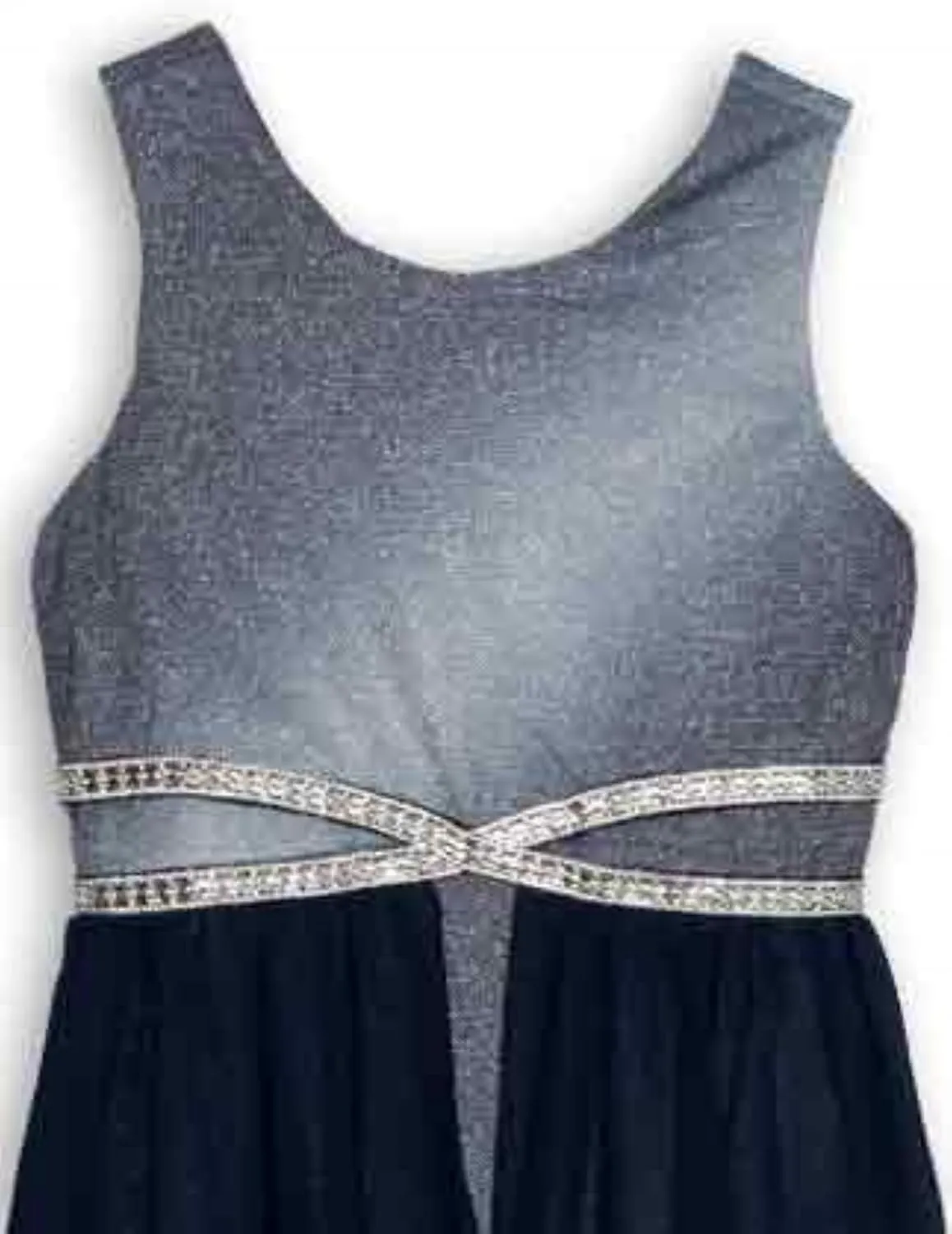Speechless Girls' Sleeveless Maxi High Low Sparkly Party Dress