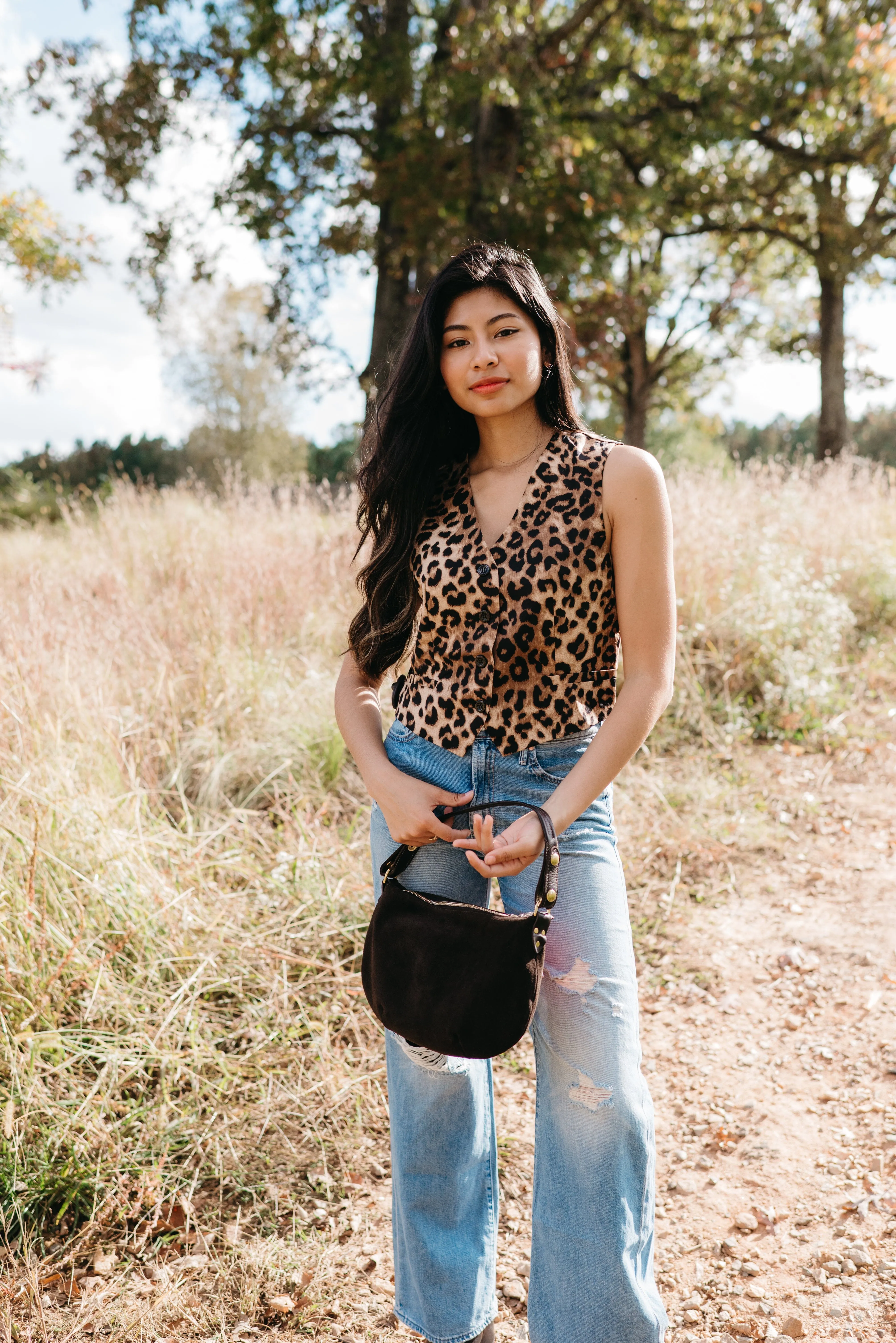 Stevie Leopard Vest