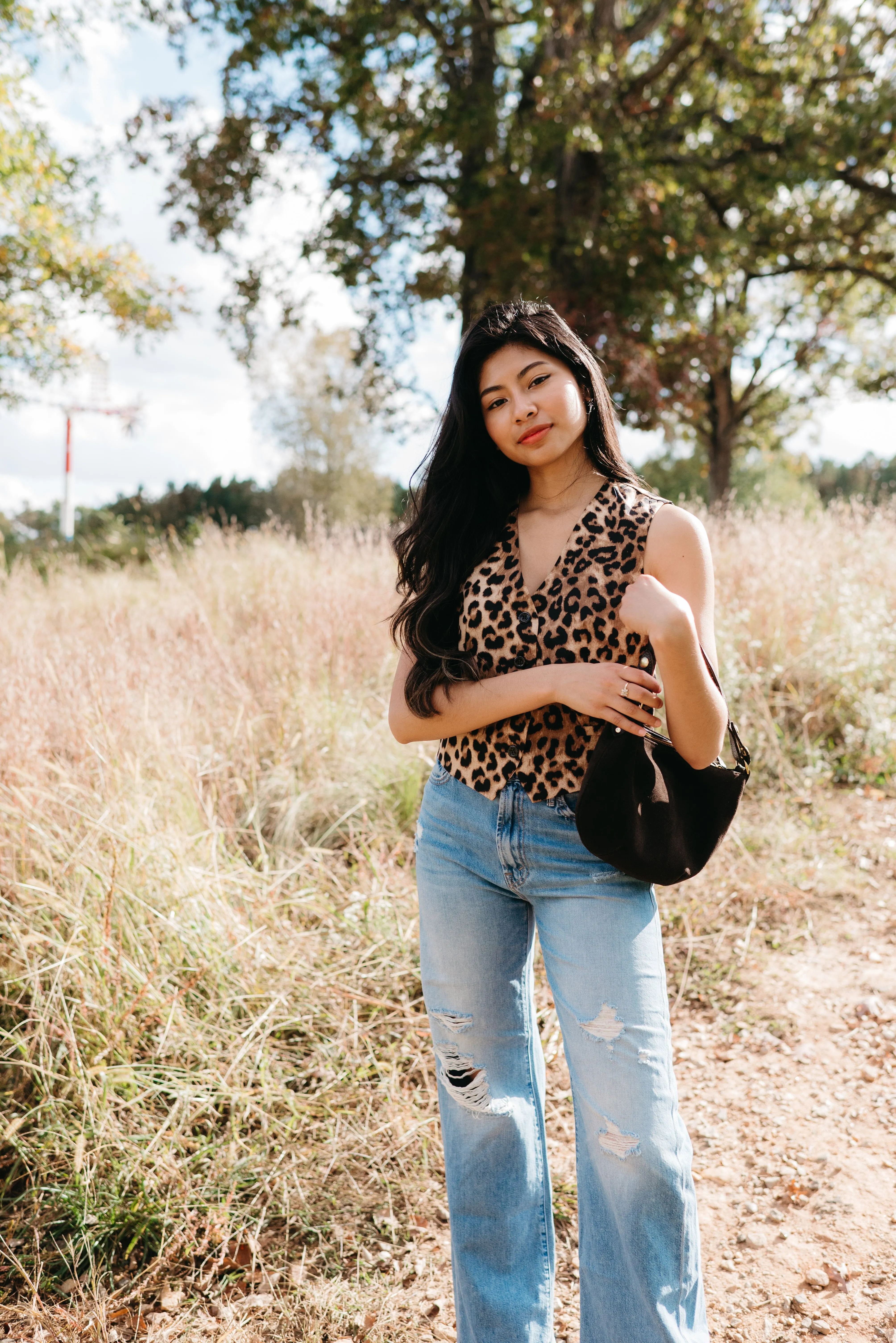 Stevie Leopard Vest