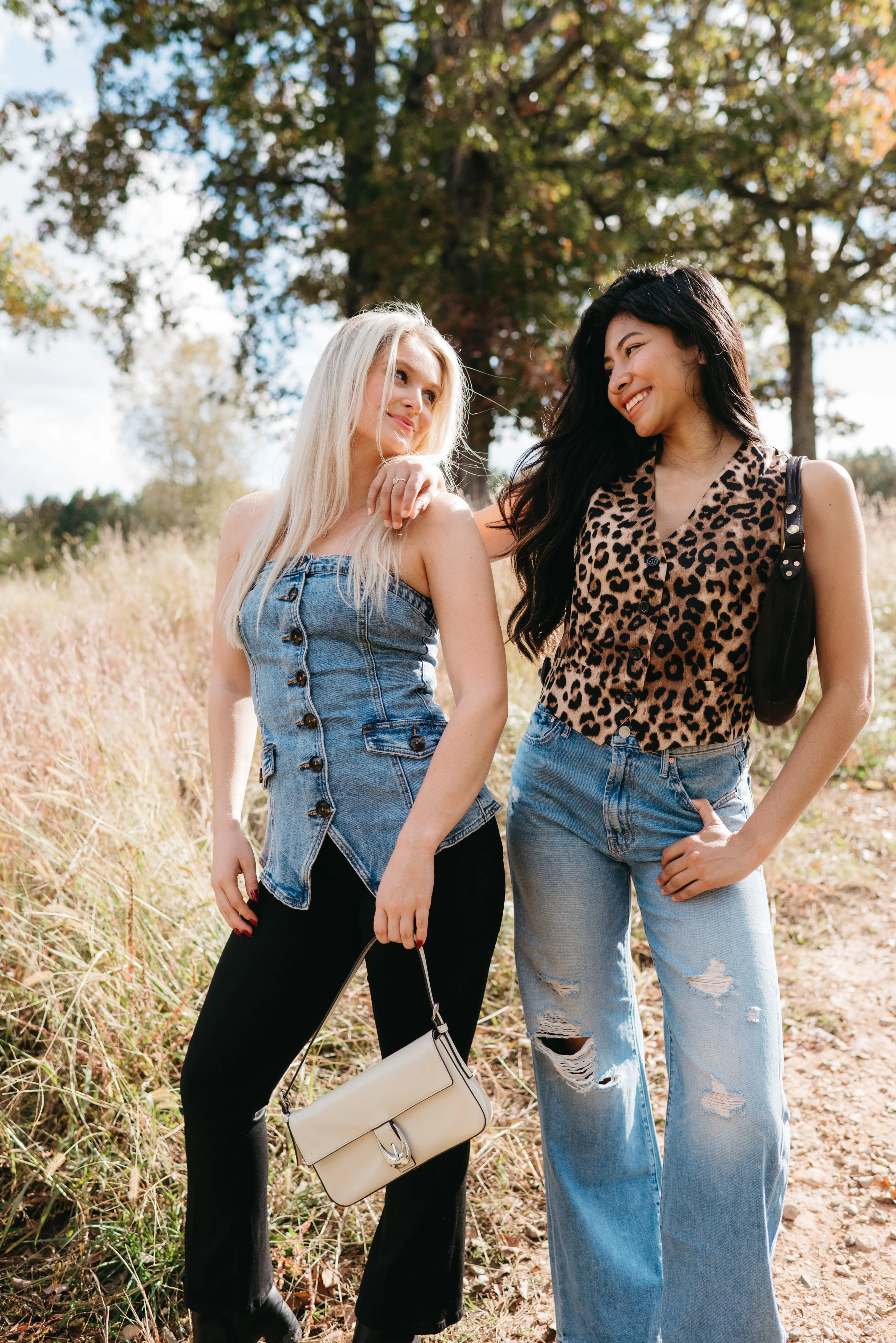 Stevie Leopard Vest