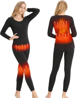 Thermal Underwear Set Women Men,Breathable Flexible undershirt snow gear for Home Indoors, Outdoors, Sports,Winter