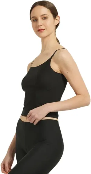 Women Summer Sleeveless Tank Tops Seamless Sexy Short Solid Camisole
