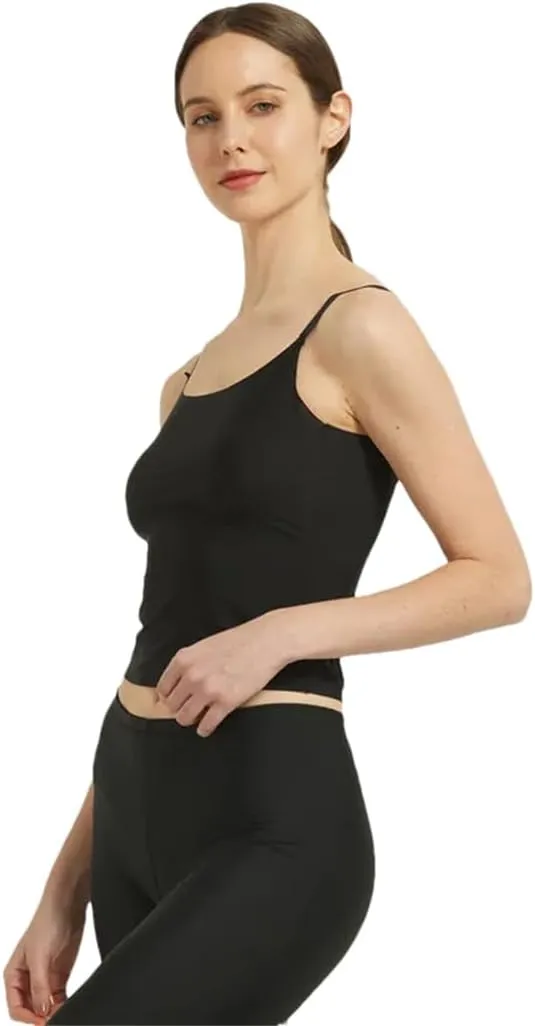 Women Summer Sleeveless Tank Tops Seamless Sexy Short Solid Camisole