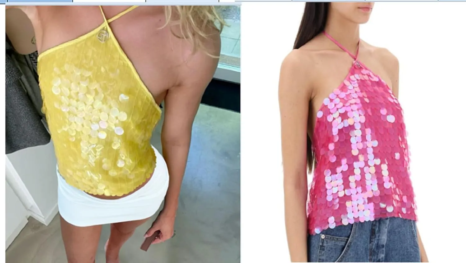Women Y2K Sequin Halter Cami Top Sexy Sparkle V Neck Backless Criss Cross Straps Tank Bling Glitter Camisole