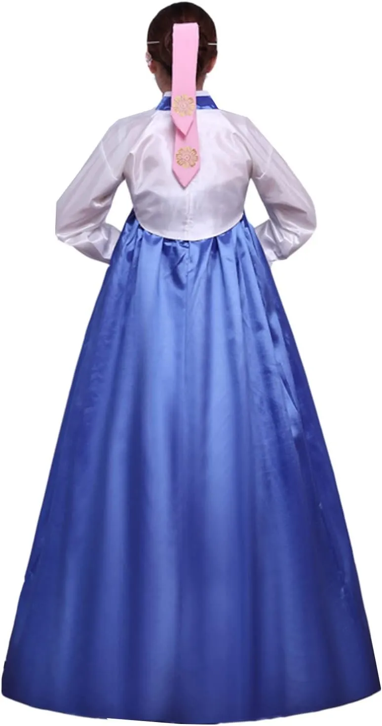Women's Korean Hanbok Dress Short Tops Long Skirt Cosplay Costume