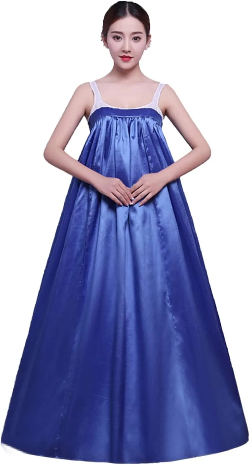 Women's Korean Hanbok Dress Short Tops Long Skirt Cosplay Costume