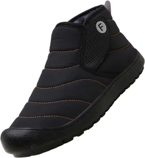 Women's Winter Boots Wide Width Snow Boots Slip On Womens Warm Ankle Barefoot Shoes Grounded Footwear Hiking Mens Casual Shoes Men Winter Booties