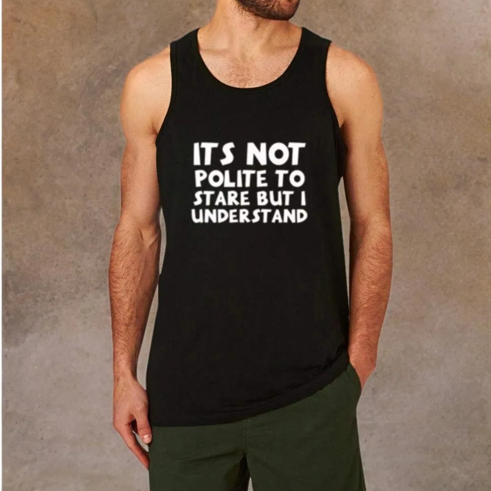 Workout Tank Top for Men-Mens Novelty Funny Saying Fitness Gym Racerback Sleeveless Shirts