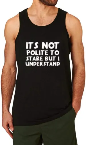 Workout Tank Top for Men-Mens Novelty Funny Saying Fitness Gym Racerback Sleeveless Shirts