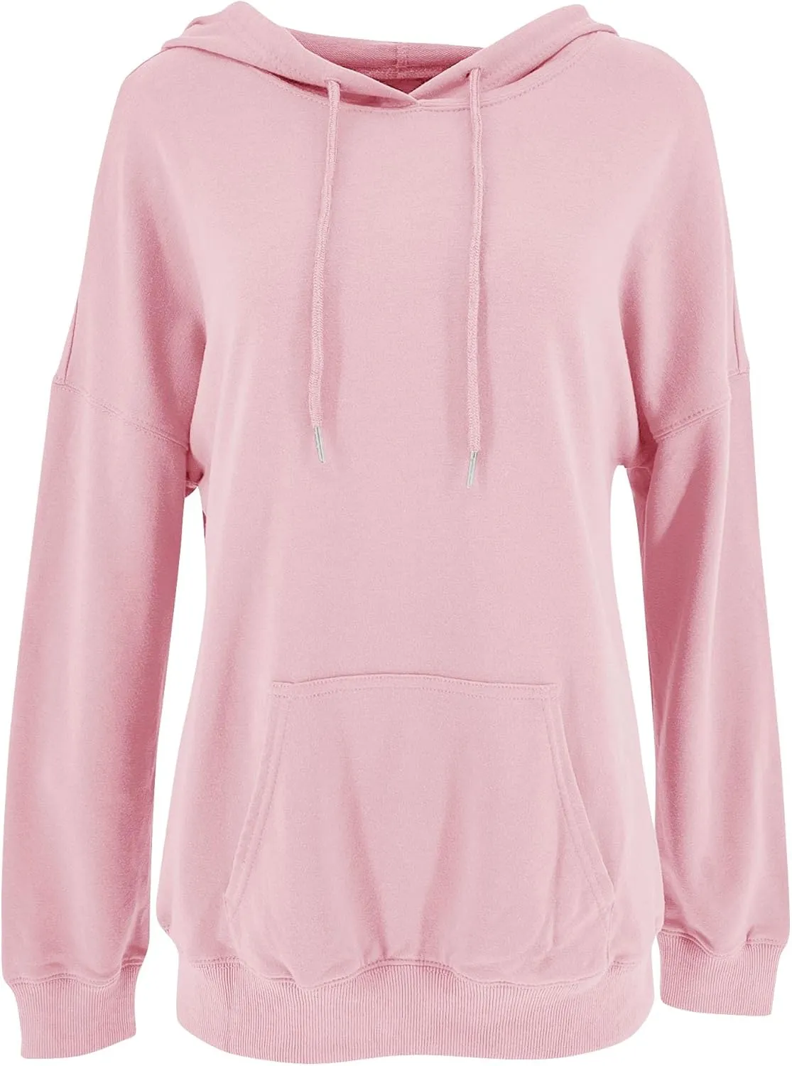 Yuccalley Women's Long Sleeve Fashion Pocket Hoodies Casual Pullover Tops
