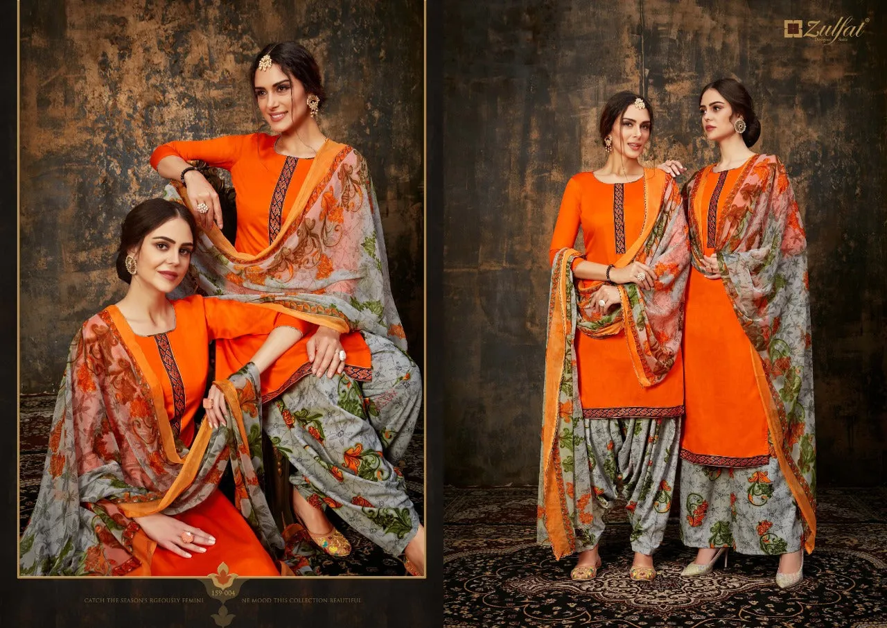 ZULFAT DESIGNER SUIT MOHINI KASHMIRI STYLE SALWAR SUITS COLLECTION