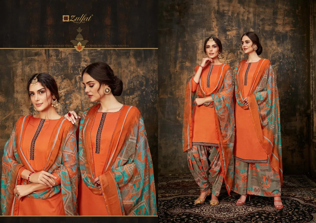 ZULFAT DESIGNER SUIT MOHINI KASHMIRI STYLE SALWAR SUITS COLLECTION