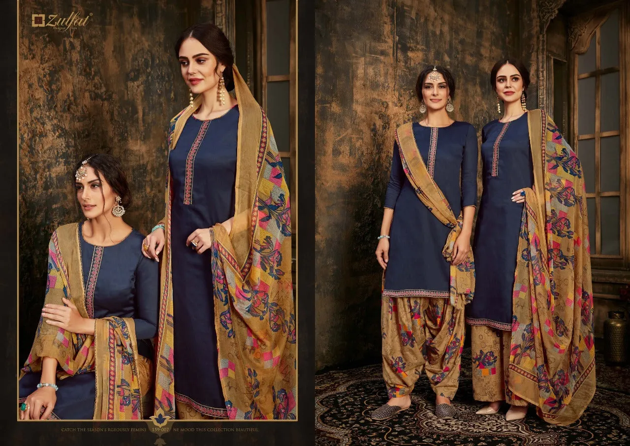 ZULFAT DESIGNER SUIT MOHINI KASHMIRI STYLE SALWAR SUITS COLLECTION