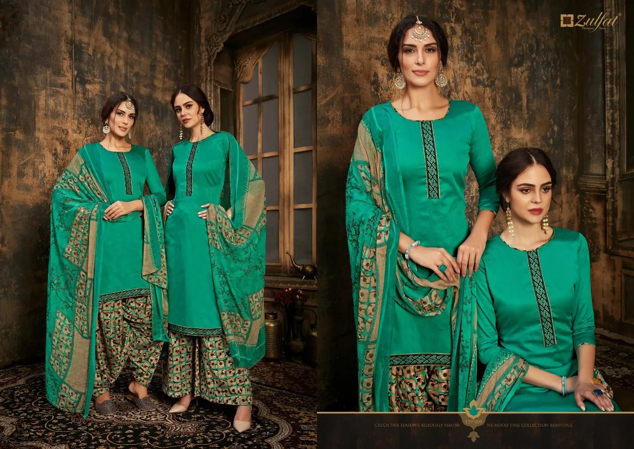 ZULFAT DESIGNER SUIT MOHINI KASHMIRI STYLE SALWAR SUITS COLLECTION