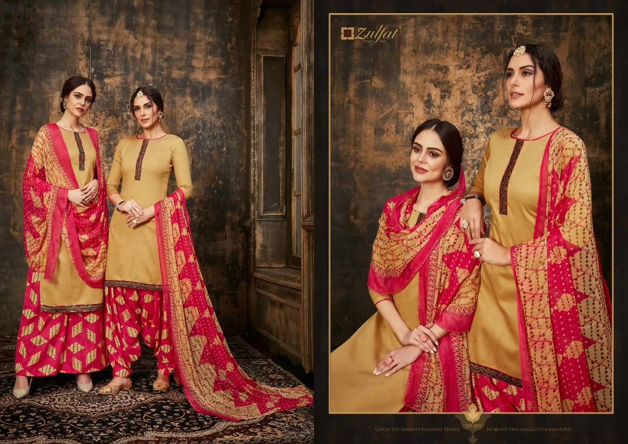 ZULFAT DESIGNER SUIT MOHINI KASHMIRI STYLE SALWAR SUITS COLLECTION