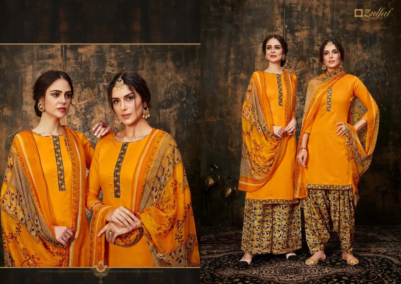 ZULFAT DESIGNER SUIT MOHINI KASHMIRI STYLE SALWAR SUITS COLLECTION